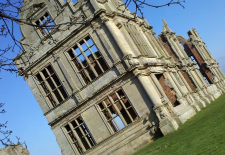 Morten Corbet Castle, England - ancient, ruins, castles, medieval