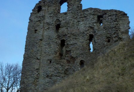 Clun Castle, England - ancient, ruins, castles, medieval