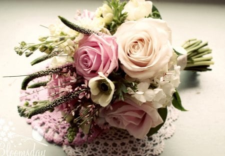 * Bouquet * - rose, gift, beautiful, flowers, bouquet