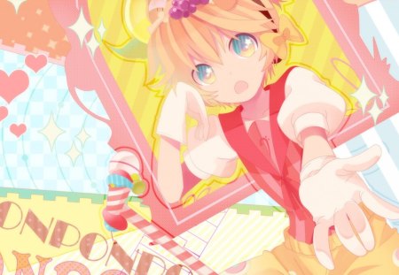 PonPonPon - candy, len, ponponpon, vocaloid