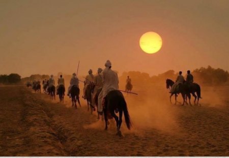 SunSet - pakistan, sunset, nature, punjab, view