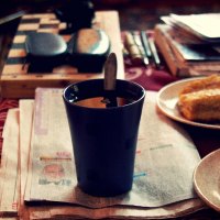 Coffee with breakfast