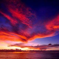 FLAMING CLOUDS