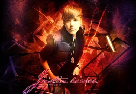 justin bieber on fire - and i have all of his albums, i love how he sings, i love his songs, i love hsis voice