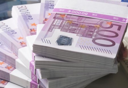 Euro Bills - euro, the euro, euro bills, cash, money