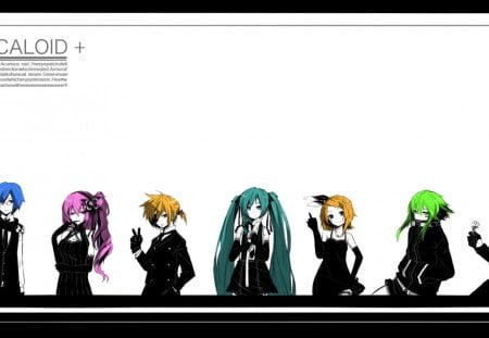 Vocaloid Plus - gumi, rin, vocaloid, gakupo, miku, len, luka