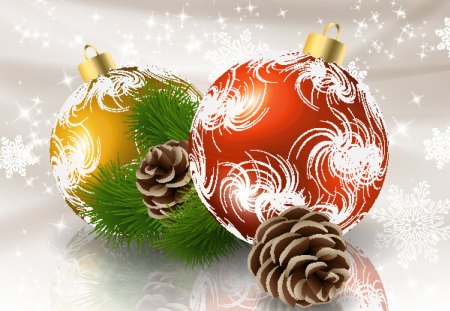 Happy Holidays - new year, beauty, bokeh, xmas, happy holidays, magic, photography, magic christmas, christmas decoration, balls, pretty, decorations, holiday, ball, lovely, christmas, happy new year, christmas balls, holidays, merry christmas, beautiful, decoration