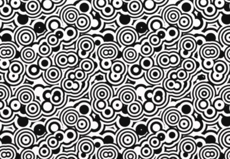 psychadelic swirls - black, white, background, psychadelic, swirls