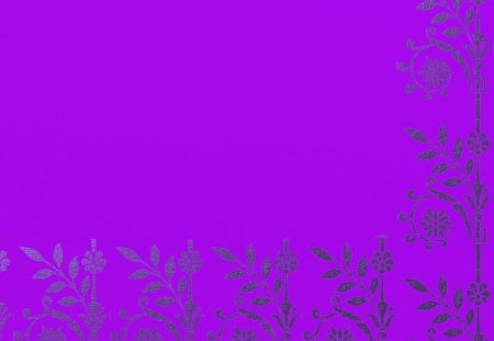 purple metallic flowers - flowers, purple, bright, metallic