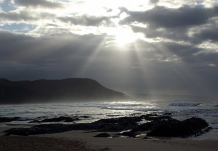 Rays of light - beaches, lights