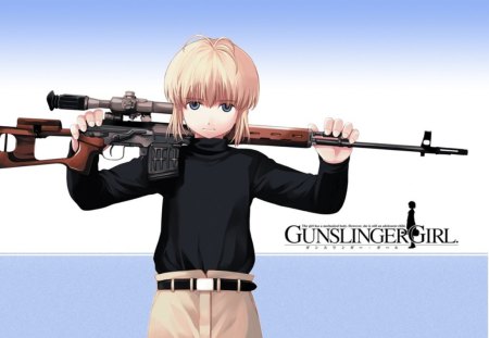 Gunslinger Girl - gunslinger girl, anime, artwork