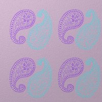 paisley in purple