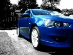 Octane Blue 2009 Lancer GTS