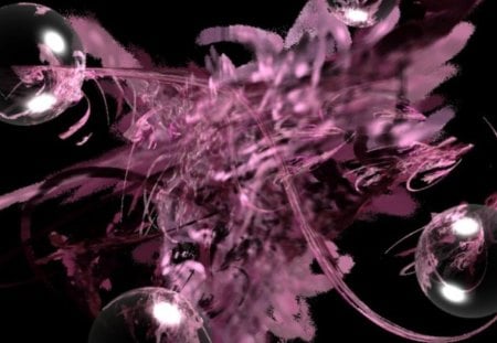 Purple 3D Electric Sheep - electric, fractal, purple, abstract, 3d, new