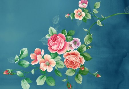 Gorgeous Roses - art, flowers, roses