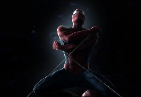 SPIDER-MAN - spider, dark, web, man