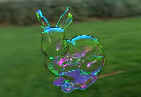 Bubble_Bunny - wallpaper, bunny, bubble, beautiful