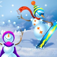 *** Joyful snowmen on vacation ***