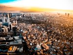 wonderful cityscape of istanbul hdr