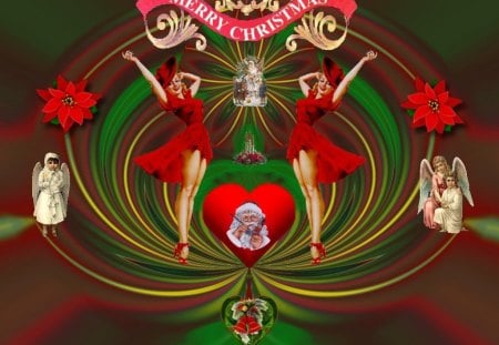 Christmas 17 - eye candy, collage, 3d, fractal, abstract