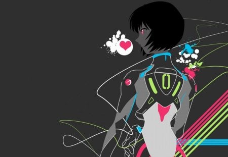 Ayanami - genesis, evangelion, neon, girl, rei, future, anime, ayanami