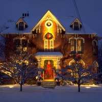 Lighted house