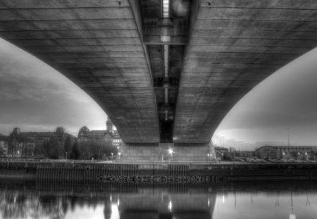 Kingston Bridge - Glasgow - glasgow, bridges, scotland, kingston bridge