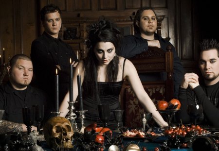 Evanescence Front - group, music, evanescence, metal, bands, hard, darkness, shadow