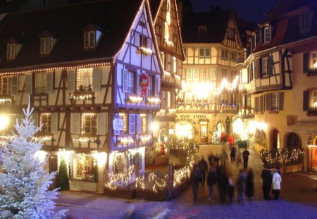 Christmas in Colmar - christmas, france, market, colmar