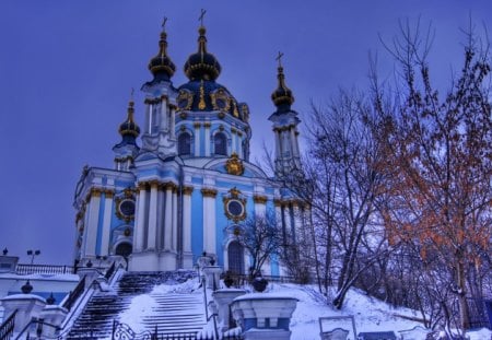 Winter church