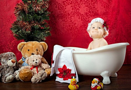 *** Cute Baby *** - people, bath, children, baby, child