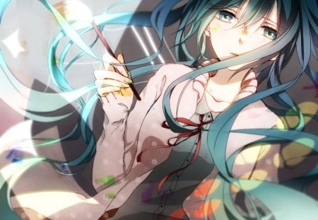 Serene - hatsune, anime, vocaloid, miku