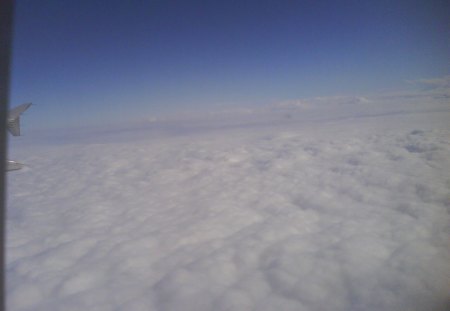 View from the plane - clowd, sky, view, plane