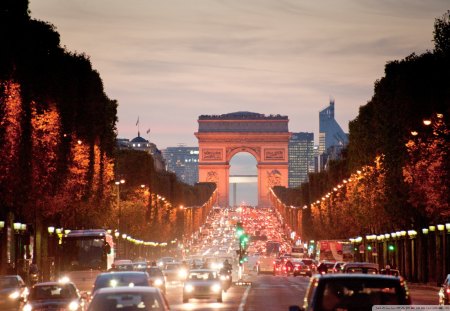 The avenue des champs elysee