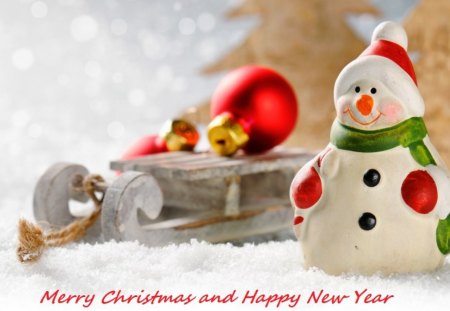 â™¥Merry Christmas and Happy New Yearâ™¥ - photography, abstract, new year, christmas