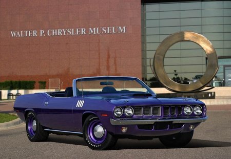 1971 Plymouth Hemi Cuda Convertible - muscle car, plymouth, convertible, cuda, hemi