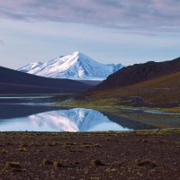 Mirrored Mountain in the Andes, Bolivia