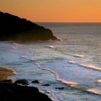 Sunset, Big Sur Coast,California