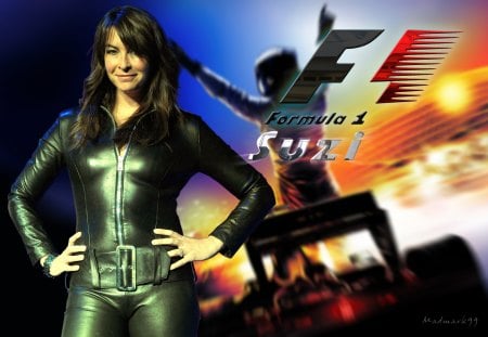 Suzi F1 2013 - f1, car, racing, suzi perry, formula 1