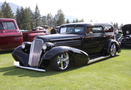 1934 Cadillac - grills, headlights, photography, tires, cadillac, black