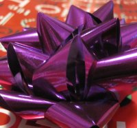 Purple Christmas Bow