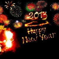 Kanchan Bagari Happy New Year Wallpaper