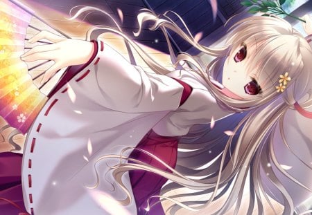 Anime - school uniform, anime, long hair, game cg