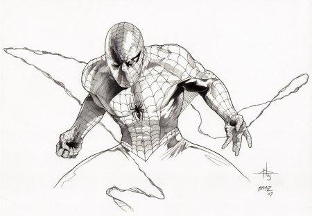 SPIDER-MAN ARTWORK - comic, spider, art, man