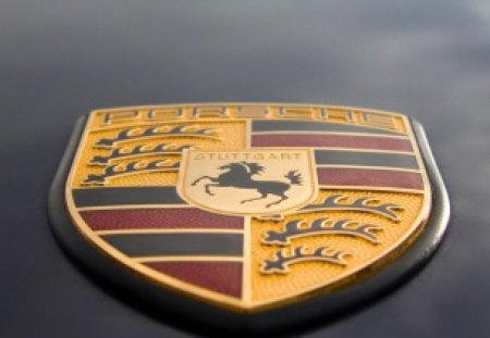 porsche logo - sport, porsche, logo, car