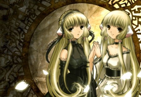 ~Yin & Yang~ - girls, united, anime, chobits, beautiful