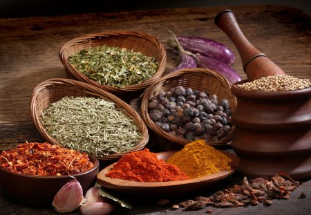 *** Spices *** - spicy, spices, colorful, food, plate