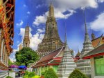 temple in bankok thailand hdr