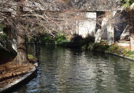 River Walk Morning - river walk, san antonio, sa, river