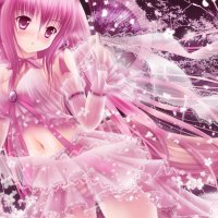 Pink anime fairy